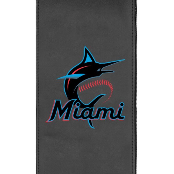 Dreamseat Xpression Pro Gaming Chair with Miami Marlins Logo Primary Logo - XZXPPRO032-PSMLB21004A