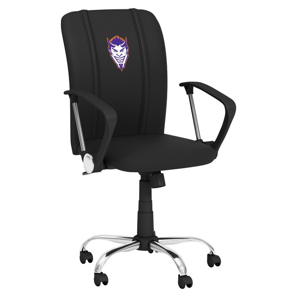 Dreamseat Curve Task Chair with Northwestern State Demon Head Logo - XZOCCURVE-PSCOL13666