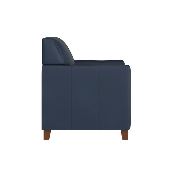 Flash Furniture HERCULES Diplomat Series Navy LeatherSoft Chair - BT-827-1-NVY-GG