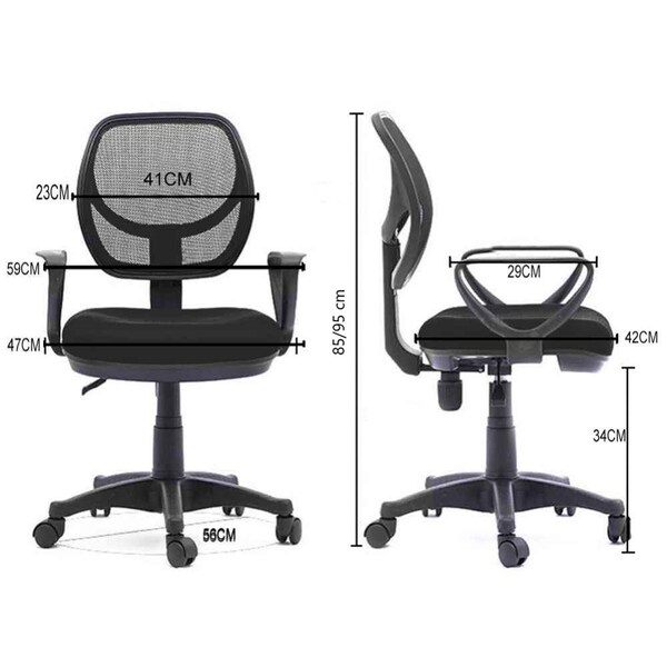 American Imaginations 23.23" W, Office Chair - AI-28710