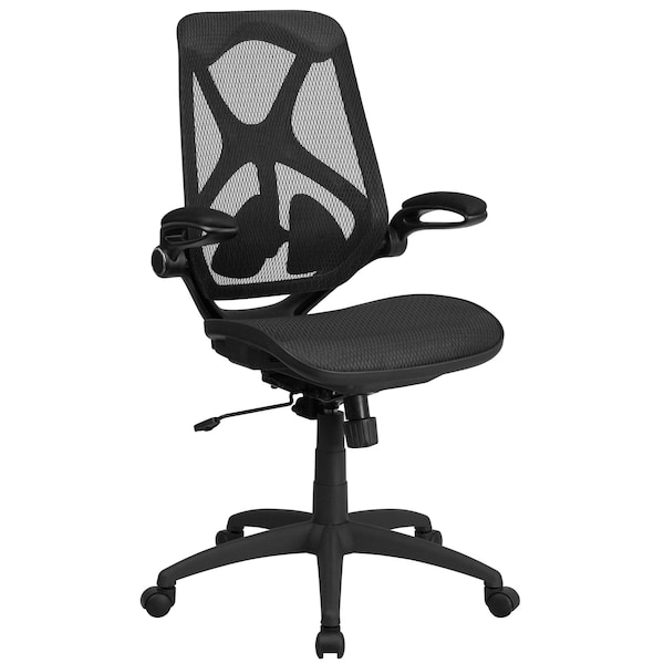 Flash Furniture High Back Exec Chair, Black, Weight Capacity: 250 lb. - HL-0013T-GG