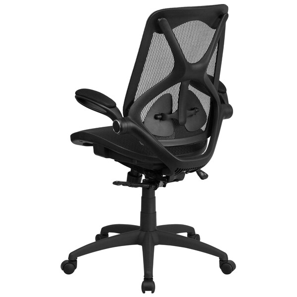 Flash Furniture High Back Exec Chair, Black, Weight Capacity: 250 lb. - HL-0013T-GG