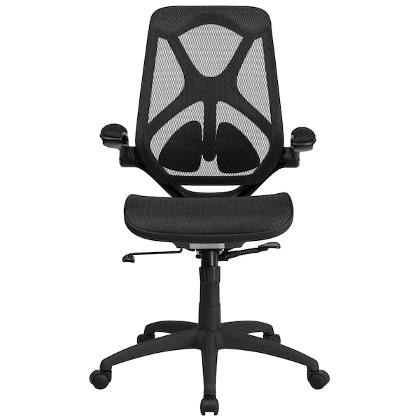 Flash Furniture High Back Exec Chair, Black, Weight Capacity: 250 lb. - HL-0013T-GG