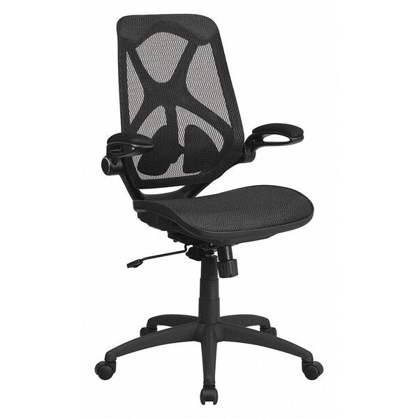 Flash Furniture High Back Exec Chair, Black, Weight Capacity: 250 lb. - HL-0013T-GG