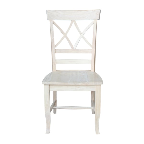 Whitewood Industries Chairs, Wood Back, 40 W 22.2 H - C-43P