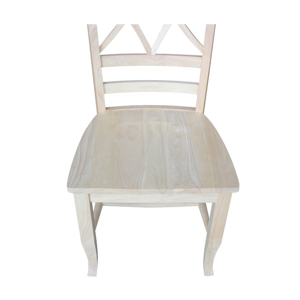 Whitewood Industries Chairs, Wood Back, 40 W 22.2 H - C-43P