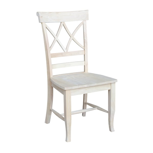 Whitewood Industries Chairs, Wood Back, 40 W 22.2 H - C-43P
