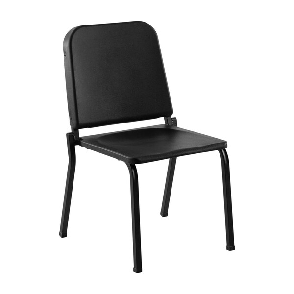 National Public Seating NPS 8200 Series Melody Music Chair, 16"H, Black - 8210-16