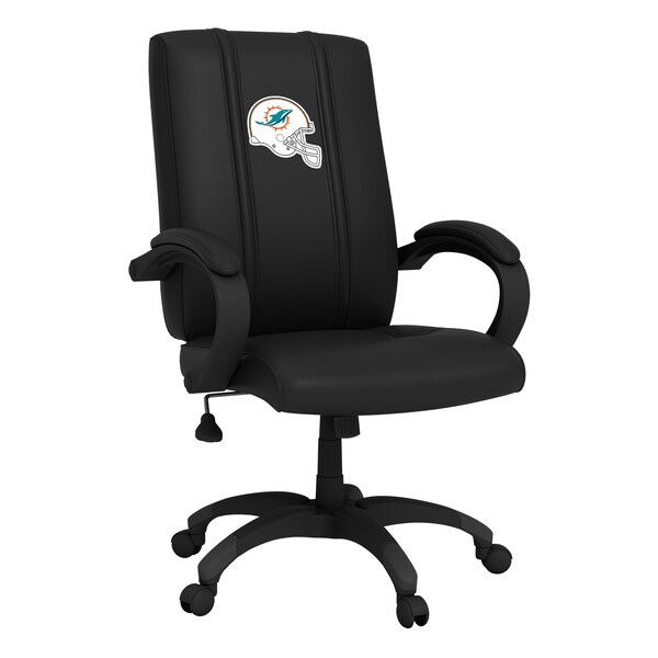 Dreamseat Office Chair 1000 with Miami Dolphins Helmet Logo - XZOC1000-PSNFL20092