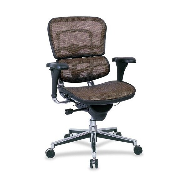 Eurotech - The Raynor Group Chair, Ergohuman Mid-Back, 26-1/2inWx29inDx52inH, Orange - EUTME8ERGLOKM13