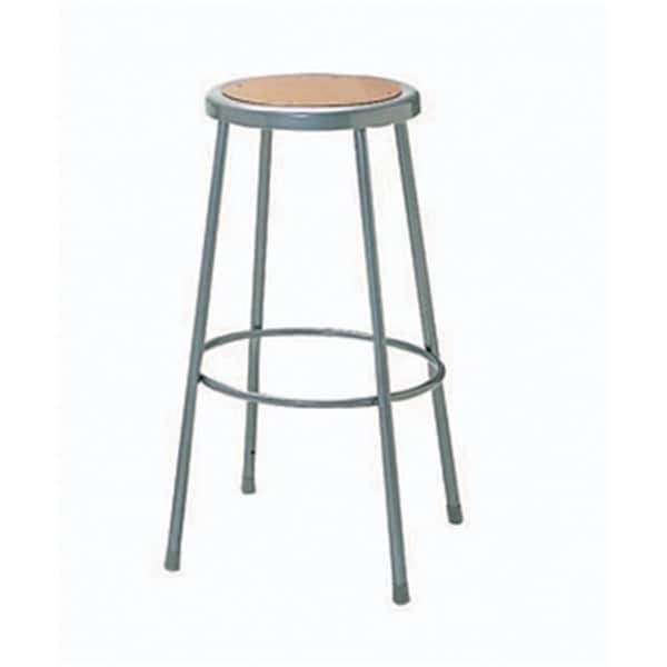 Nexel 24 in. Steel Adjustable Hardboard Seat Stool - HB24