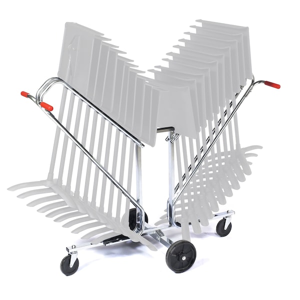 National Public Seating Dolly for 20 Melody Music Stands - DYMS20