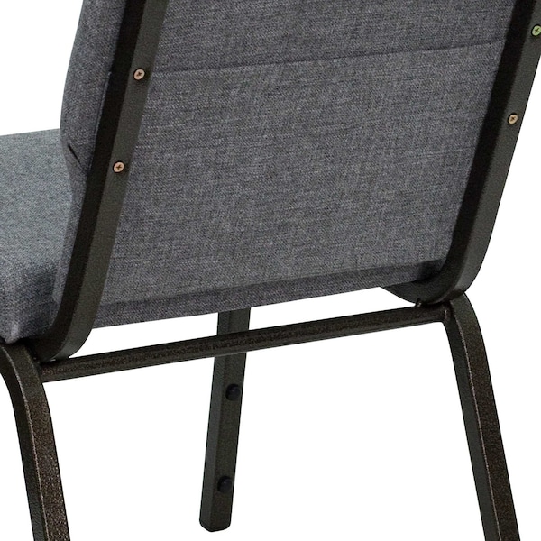 Flash Furniture Fabric Church Chair, Gray - XU-CH-60096-BEIJING-GY-GG