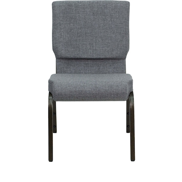 Flash Furniture Fabric Church Chair, Gray - XU-CH-60096-BEIJING-GY-GG