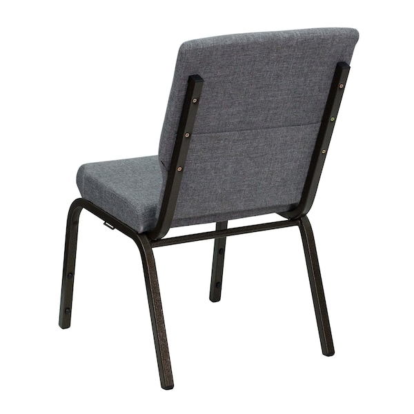 Flash Furniture Fabric Church Chair, Gray - XU-CH-60096-BEIJING-GY-GG