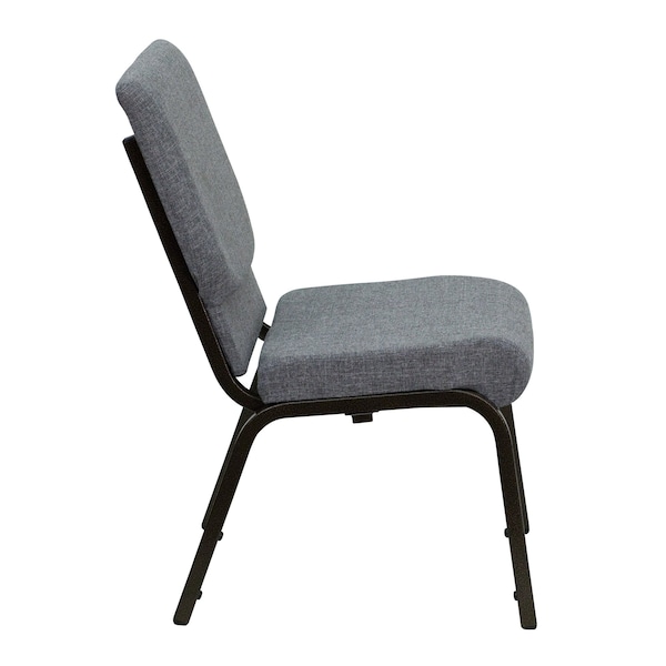 Flash Furniture Fabric Church Chair, Gray - XU-CH-60096-BEIJING-GY-GG