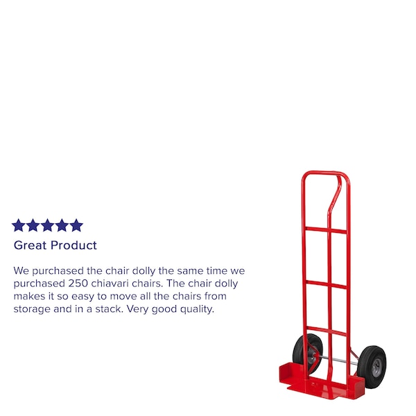 Flash Furniture Chiavari Chair Dolly, Red - XU-CH-DOL-GG