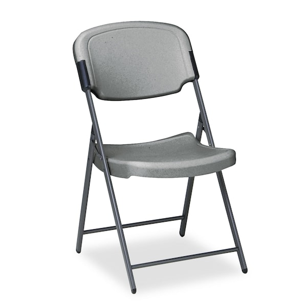 Iceberg Rough N Ready Series Resin Folding Chair, 18.75"W35.5"H - 64007