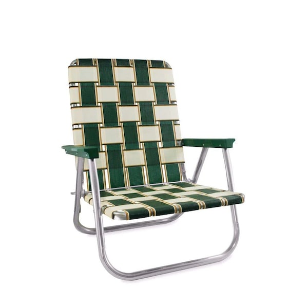 Lawn Chair Usa Lawn Chair USA-High Back Aluminum Beach Chairs (Pair)-Charleston Pattern - BC-C