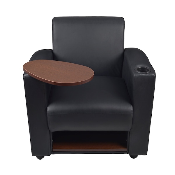 Regency Nova Seating > Soft Seating > Armchairs, Black Seat, Black Back, 31 W 29 L 33 H, Fixed Arms - 7701JVBK2PK