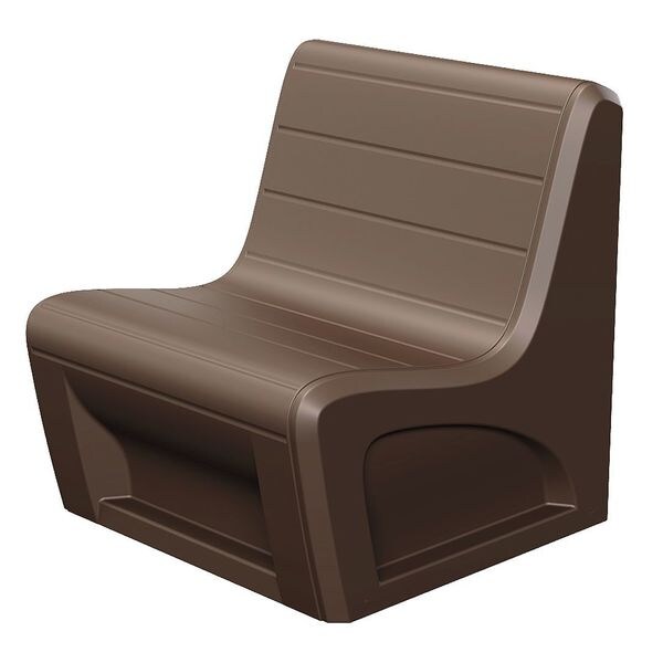 Cortech Sabre Group Seating Chair, Brown Seat, Brown Back, 31" W 32" L 33" H - 96484BR