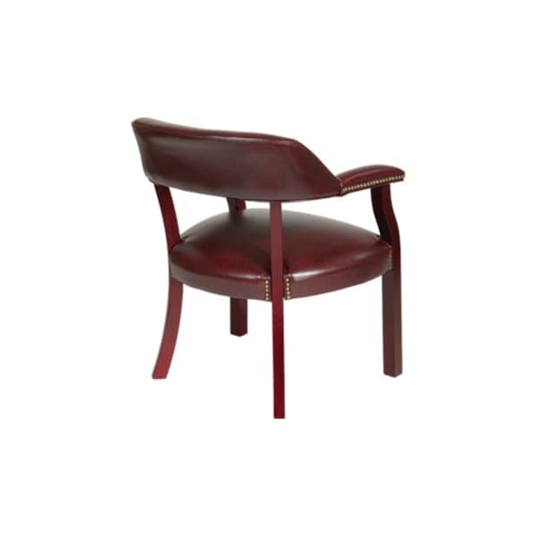 Office Star Collection: Traditional Traditional Guest Chair, Ox Blood Seat, Ox Blood Back, 24 1/2" W 24-1/2" L - TV230-JT4