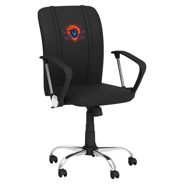 Dreamseat Curve Task Chair with Virginia Cavaliers Secondary Logo - XZOCCURVE-PSCOL13297