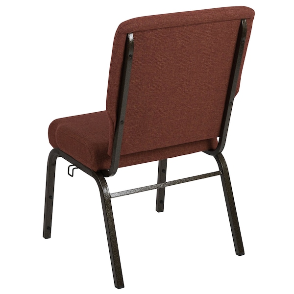 Flash Furniture Advantage 20.5 in. Cinnamon Molded Foam Church Chair - PCCF-107