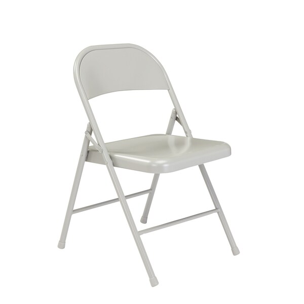 National Public Seating Folding Chair, Steel, Gray, PK4 - 902