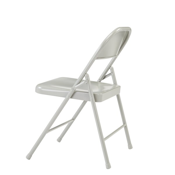 National Public Seating Folding Chair, Steel, Gray, PK4 - 902