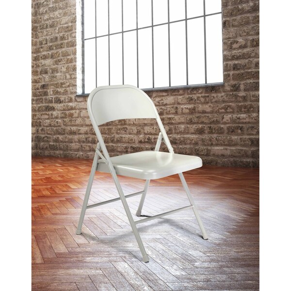 National Public Seating Folding Chair, Steel, Gray, PK4 - 902