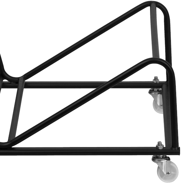 Flash Furniture Stack Chair Dolly, Black, 19-5/8" H - RUT-188-DOLLY-GG