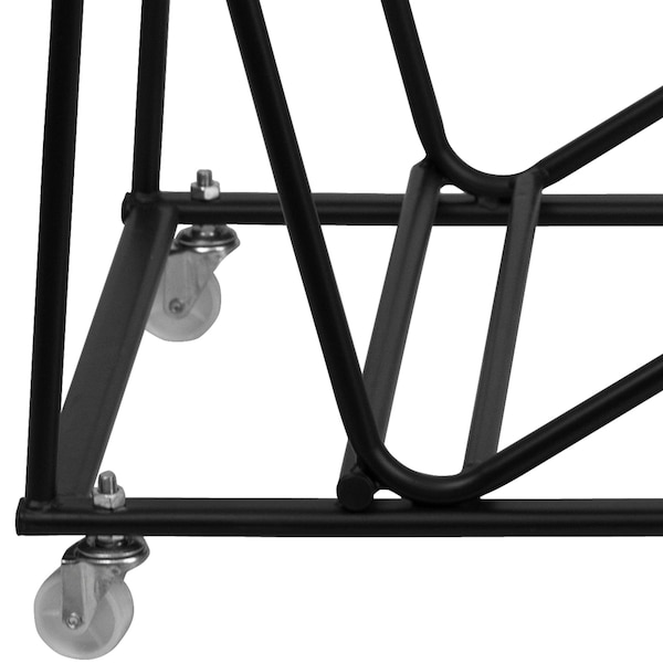 Flash Furniture Stack Chair Dolly, Black, 19-5/8" H - RUT-188-DOLLY-GG