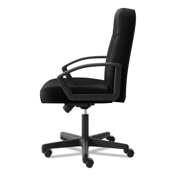 Hon Basyx Executive Chair Chair, High-Back, Swivel, Black, Fixed Arms, Plastic, Black - VL601VA10T