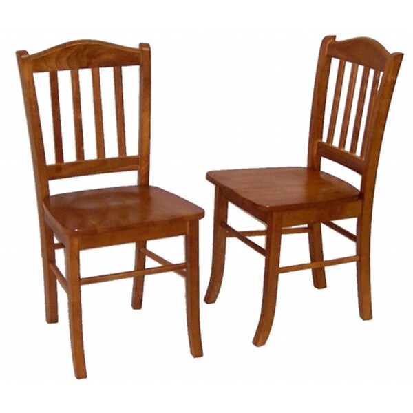 Boraam Shaker Chair in Oak - Set of 2 - 30136