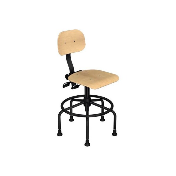 Biofit BioFit Shop Stool - Wood - Height Adjustable 23 - 30" - WWS-H-HG-T-XF-XA-06