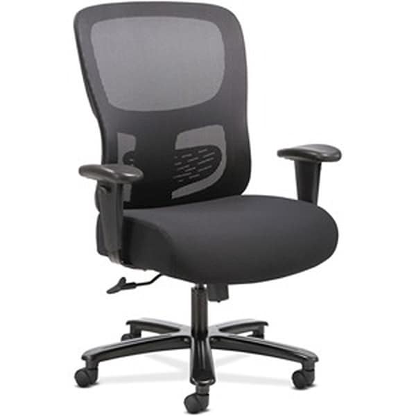 Chesterfield Leather Big & Tall Black Fabric Task Chair - CH3750402