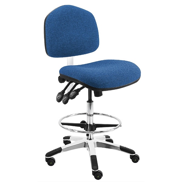 Benchpro Ergonomic Chair Ergonomic Chair, 21" to 31" Height, Fabric, Blue - LAT-DFB-TLC-WW-BLUE