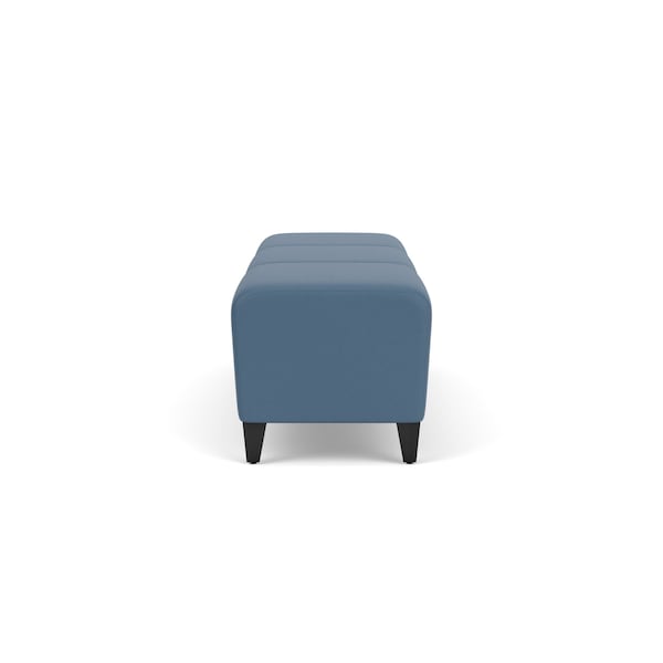 Lesro Siena Lounge Reception 3 Seat Bench, Black, MD Titan Upholstery - SN3001