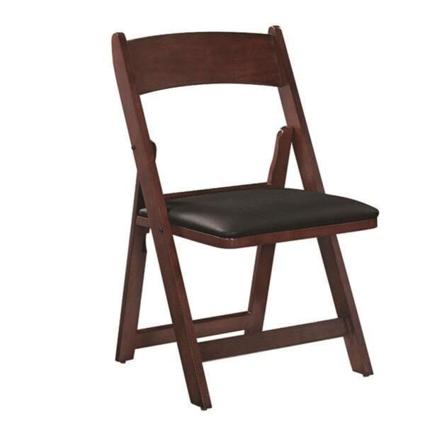 Ram Game Room 21 x 19 x 33 in. Folding Game Chair - English Tudor - GCHR4 ET