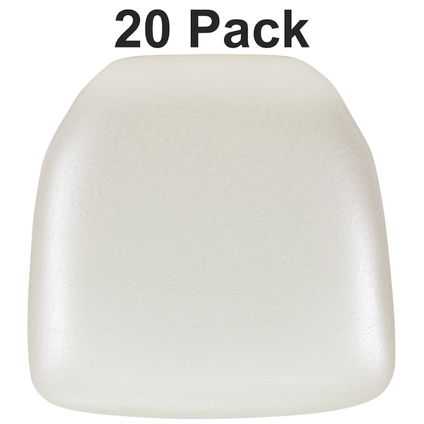 Flash Furniture Hard Ivory Vinyl Chiavari Chair Cushion, PK20 - 20-BH-IVORY-HARD-VYL-GG