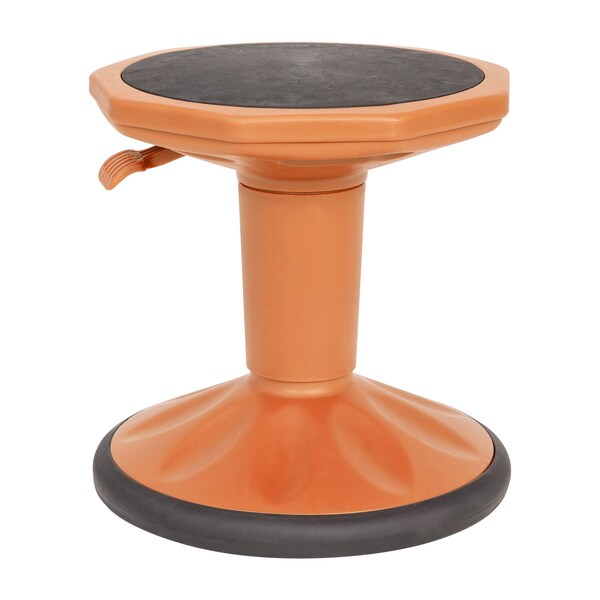 Flash Furniture Orange Kids Adjustable Active Learning Stool - AY-9001S-OR-GG