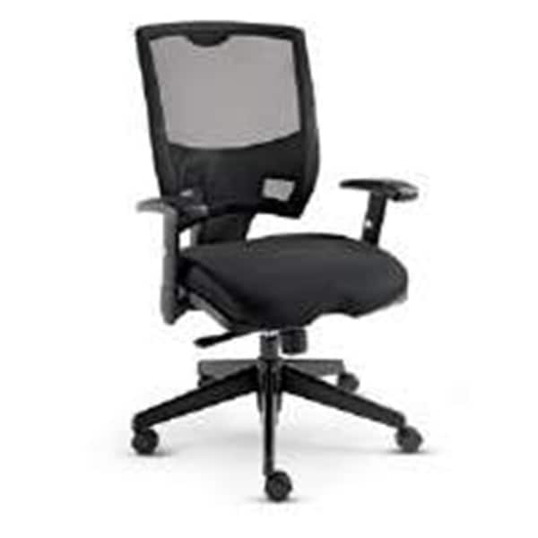 Fine-Line ALEEP42ME10B Epoch Series Multifunction Mesh Medium Back- Swivel Tilt- Black - FI3826294