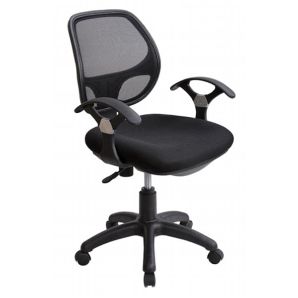 Techni Mobili Techni Mobili RTA-0097M-BK Mid-Back Mesh Task Chair - Black - RTA-0097M-BK