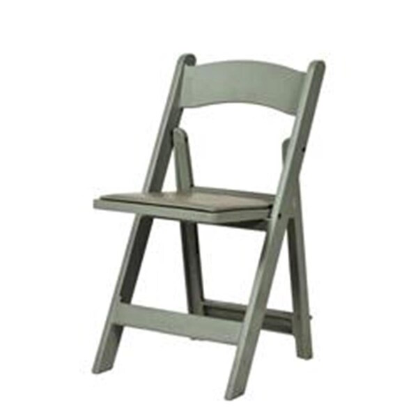 Commercial Seating Products R-101-FG-4 Max Flint Gray Resin Folding Chair - 30.5 in., 4PK - R-101-FG-WEB4