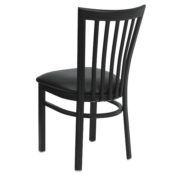 Flash Furniture Hercules Restaurant Chair, 17-1/4 in W 18-3/4" L 34-3/4" H - XU-DG6Q4BSCH-BLKV-GG