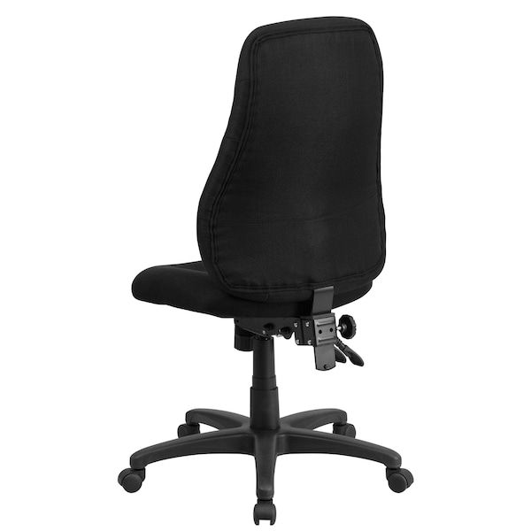 Flash Furniture Fabric Task Chair, 16-3/4" to 20-1/2", Black - BT-90297H-GG