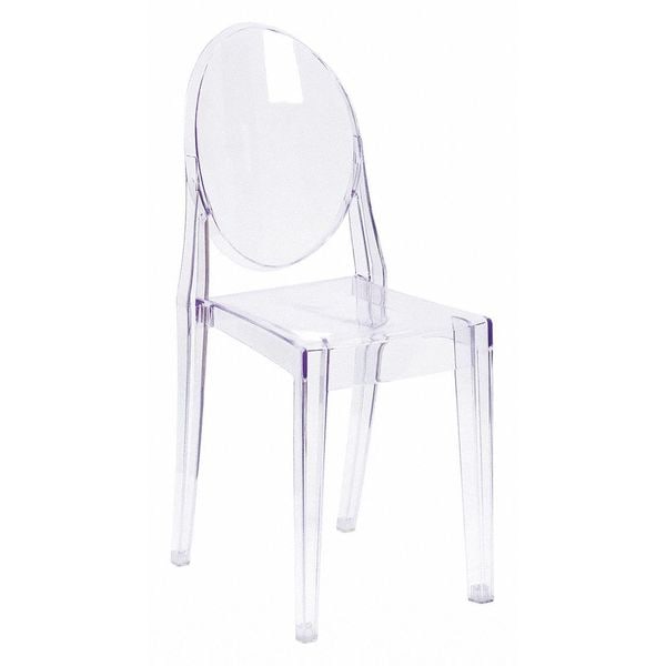 Flash Furniture Clear Stacking Side Chair - FH-111-APC-CLR-GG