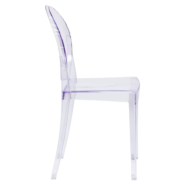Flash Furniture Clear Stacking Side Chair - FH-111-APC-CLR-GG