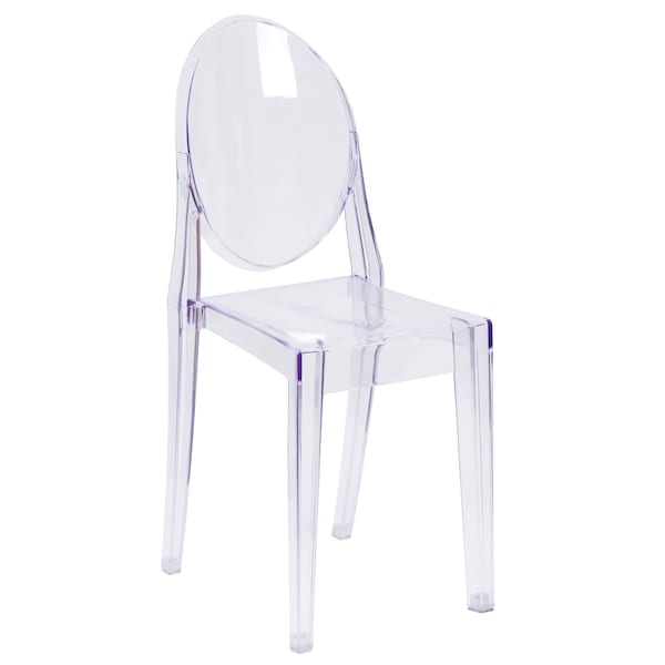 Flash Furniture Clear Stacking Side Chair - FH-111-APC-CLR-GG